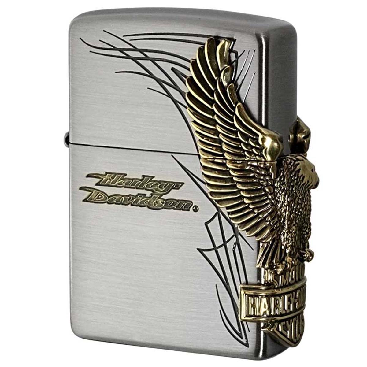 【箱付き】ハーレーダビッドソン ZIPPO HARLEY-DAVIDSON 限定 ZIPPO（ジッポー） ライター ハーレーダビッドソン シルバー 49044 名