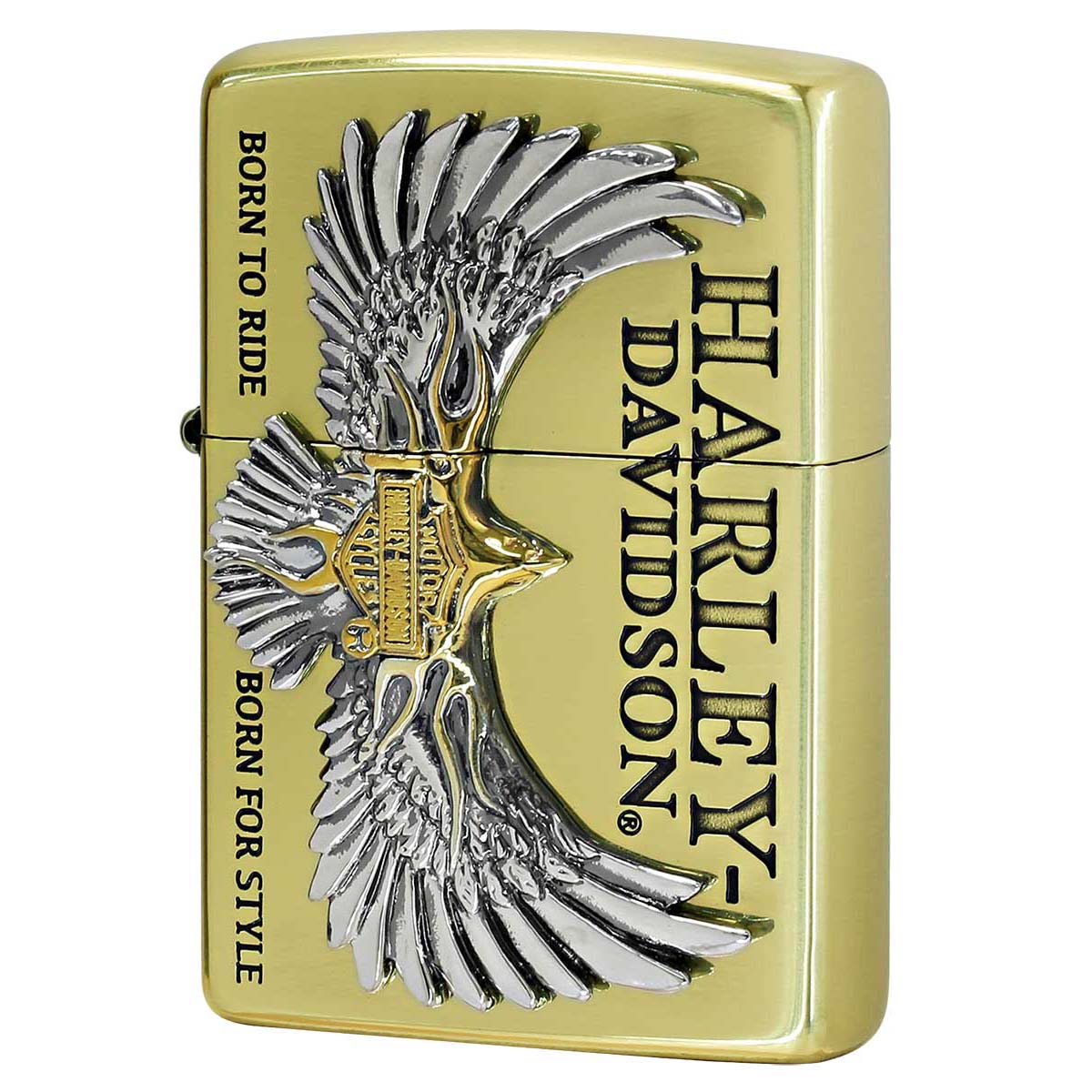 【レア】NY購入 zippo ハーレー ダビットソン ジッポ ハーレ ZIPPO 日本限定 正規品 HARLEY-DAVIDSON HDP-69 Sメタル スカル