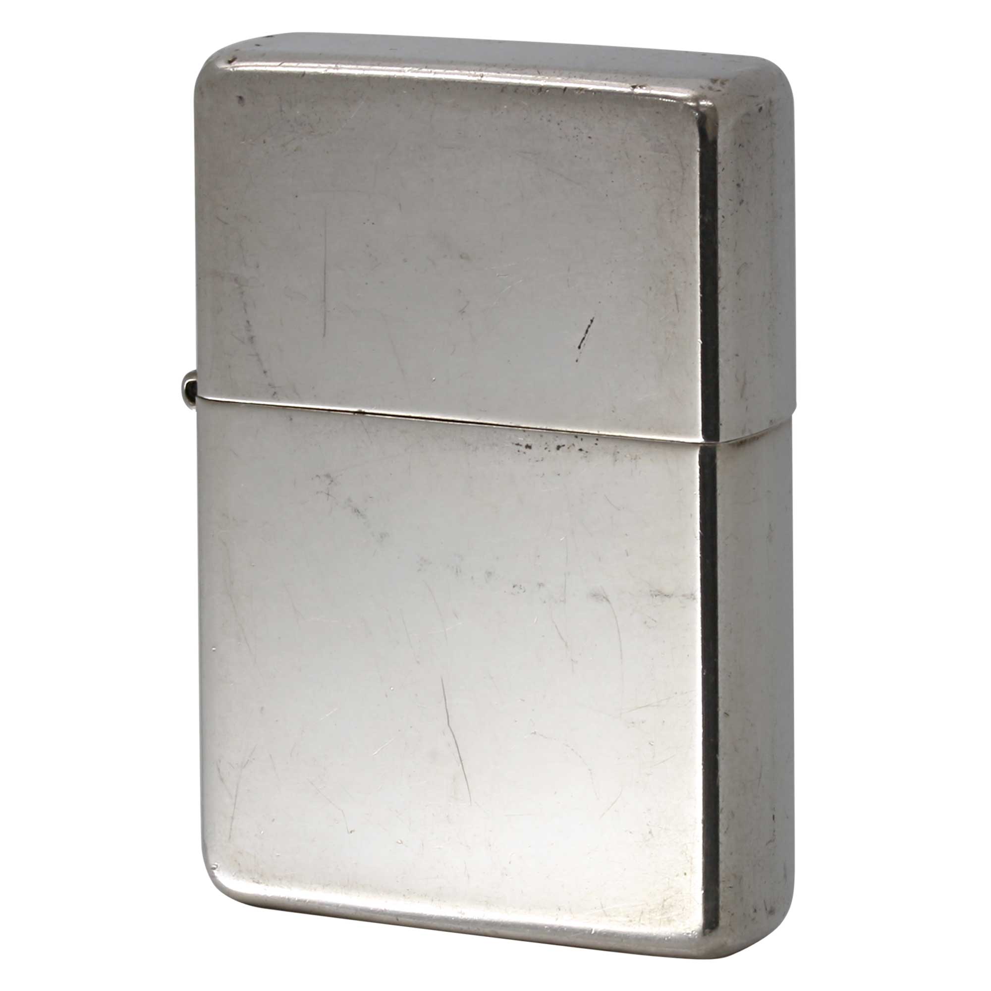 絶版/ヴィンテージ Zippo ジッポー 【中古】 2002年製造スターリングシルバー Sterling Silver No.16 フラットトップ