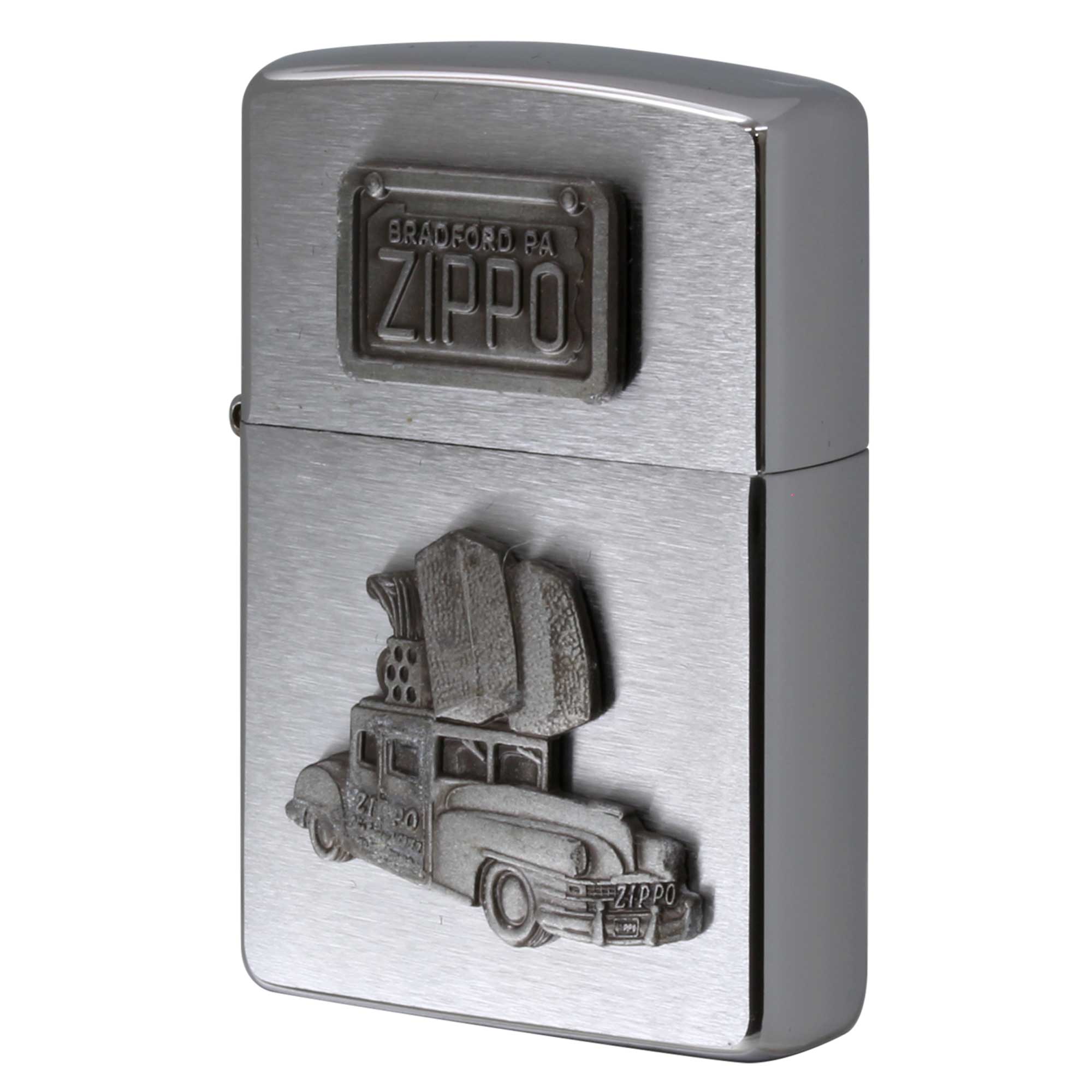 絶版/ヴィンテージ Zippo ジッポー 【中古】 1998年製造Limited Edition Collectible ZIPPO Car Metal キーホルダー付き 缶ケース