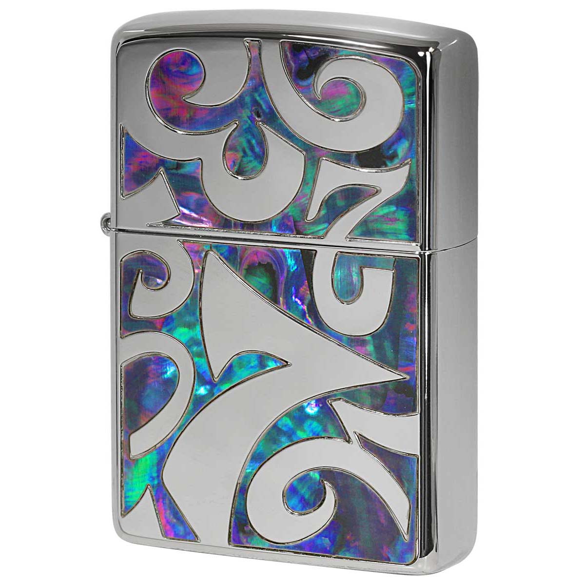 楽天市場】ZIPPO ジッポーライター 貝貼り加工 シェル 2SV-LNSF ギフト