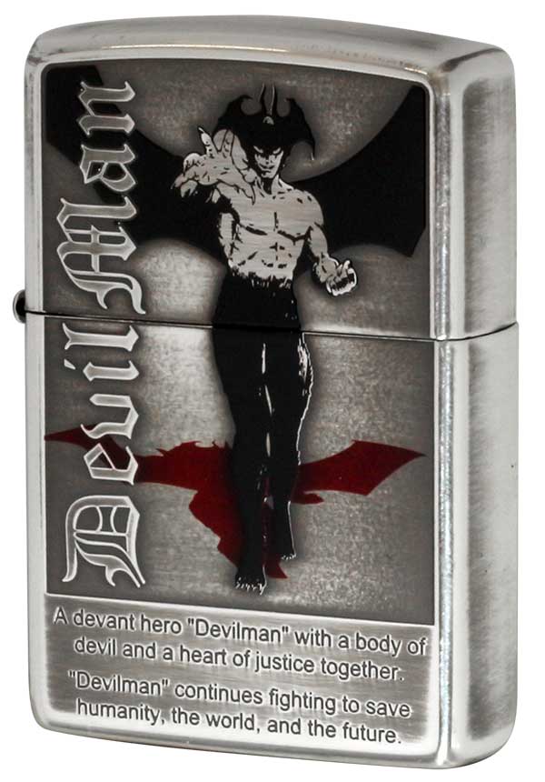 Character キャラクター その他のアニメ等 キャラクター ジッポ Zippo ジッポー キャラクター Devilman オプション購入で名入れ可 デビルマン Ver 1 Zippo ジッポ ライター ライター オプション購入で名入れ可 メール便可 フラミンゴ 店