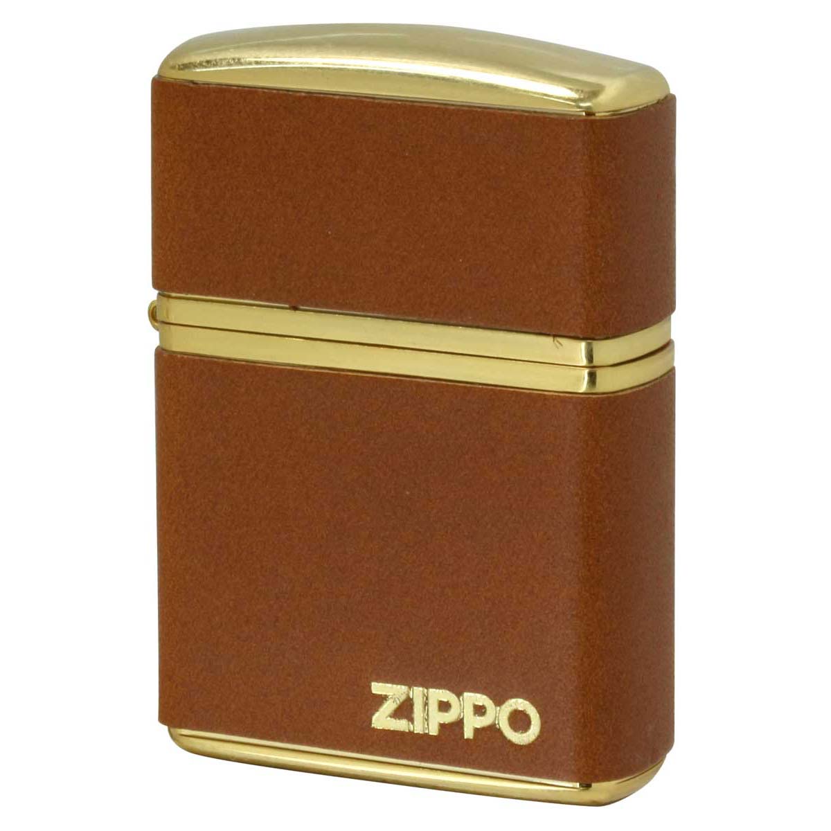 Zippo ジッポー アーマー 革巻き 牛革 ジッポ ロゴ クラッシック キャメル ARMOR Classic Leather 80074 プレゼント 贈り物 男性 かっこいい オプション購入で名入れ可
