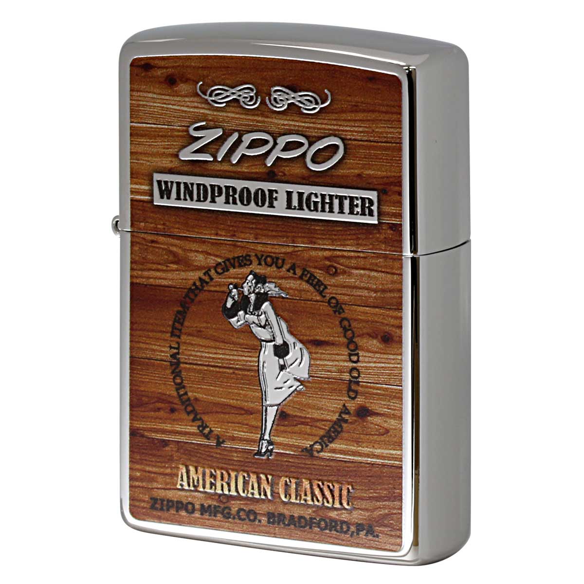 Zippo ジッポー ウインディ アメリカンクラッシック Windy 80095 プレゼント 贈り物 男性 女性 レトロ オプション購入で名入れ可