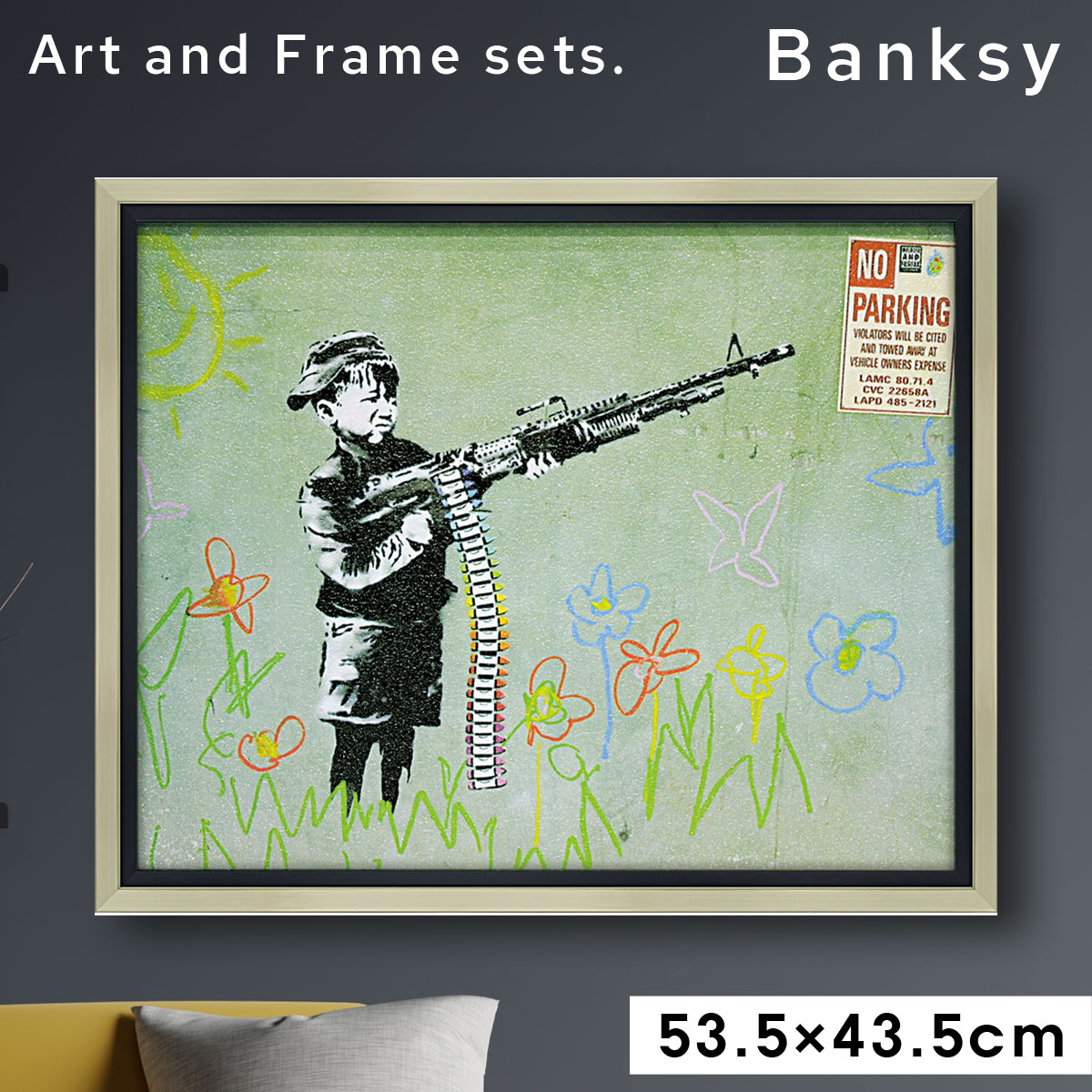 banksy 戦車　絵　バンクシー Banksy ポスター Golf Saleを通販で販売 ー NOISEKING ノイズキング