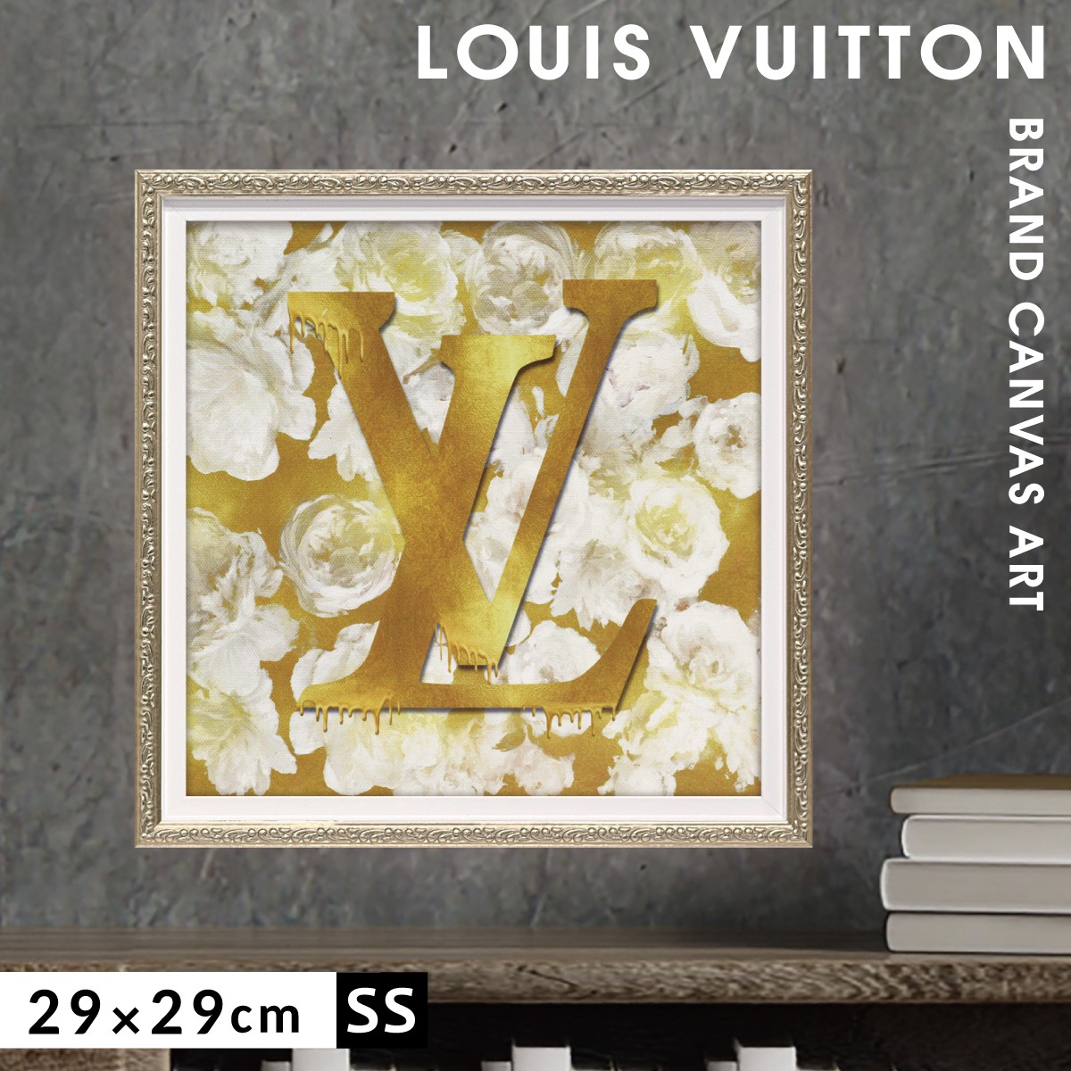 ガラスアートパネル　VUITTON　ヴィトン　ブランド　絵画　絵　壁掛け　アート ガラスアートパネル VUITTON ヴィトン ブランド 絵画 絵 壁掛け