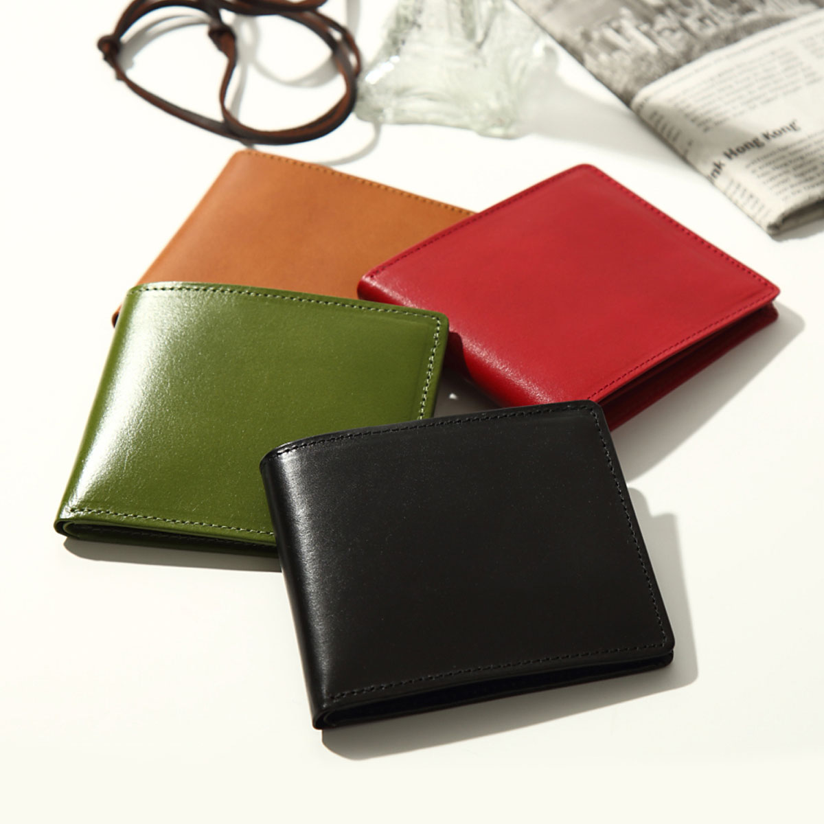 楽天市場】財布 二つ折り 姫路レザー 二つ折り財布 本革 牛革 レザー