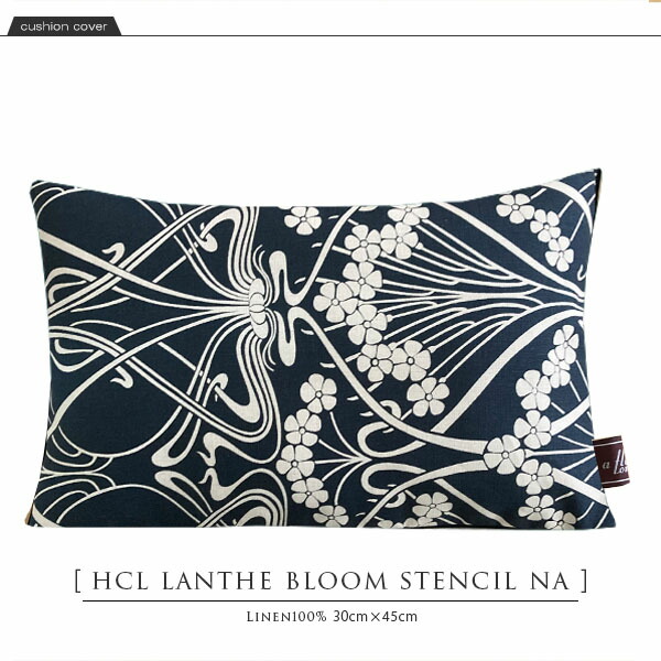 Liberty リバティプリント フローレットロンドンHOME クッションカバー アイアンシ・ブルーム・ステンシル NA 30cm×45cm