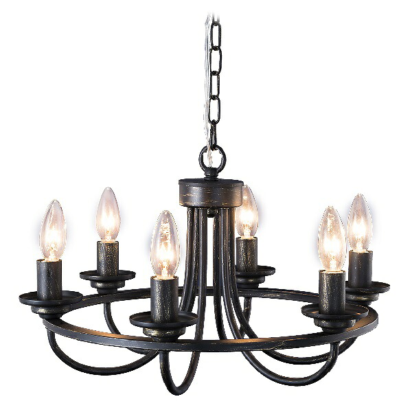 サークルデザインシャンデリア Chrcle Design Chandelier 白熱球 　0202-li-ind-008-6