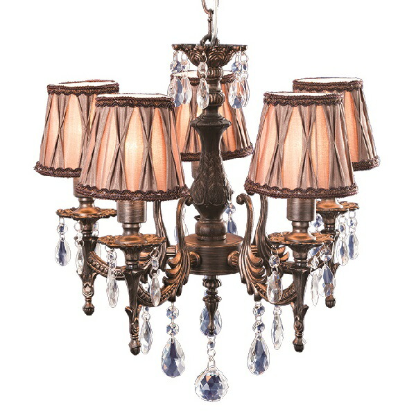 シェードシャンデリア Shade Chandelier 白熱球 0202-li-ob-082-5h-at