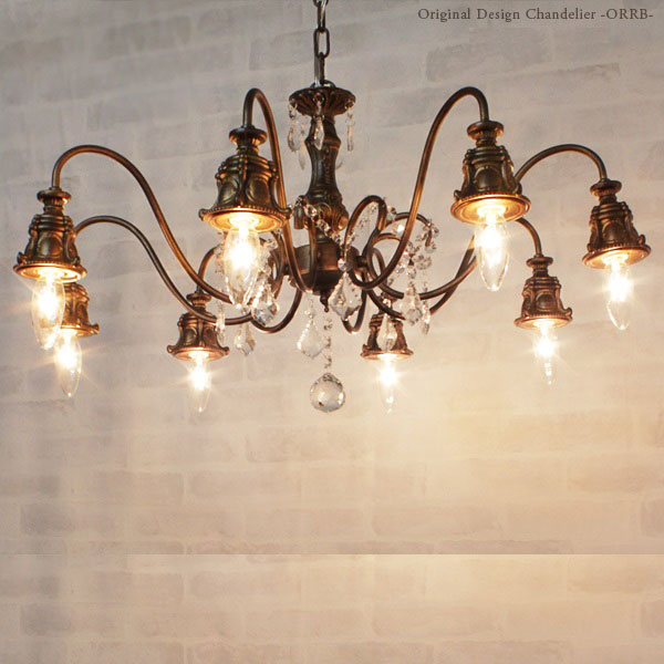 ダウンワードシャンデリア Downward Chandelier 白熱球 　0202-li-ov-034-8