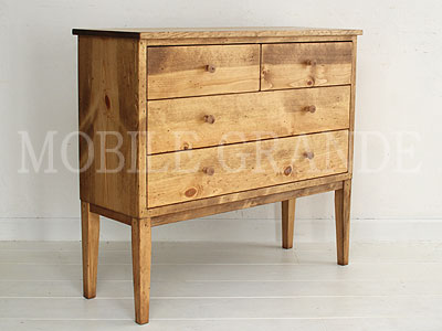 国産オリジナルオーダー家具 Rustic Once コンソールチェストパイン材オーダー家具シリーズ 0220-ct-P302 56,870円