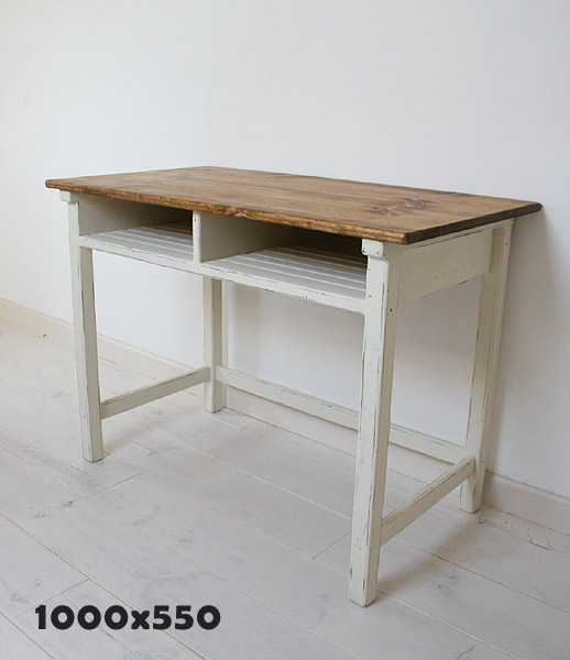 国産オリジナルオーダー家具 Rustic 学習机 ラスティックパイン オープンデスク L 1000&times;550 0220-dk-RT-103-L100 ★★｜照明　Lighting Market