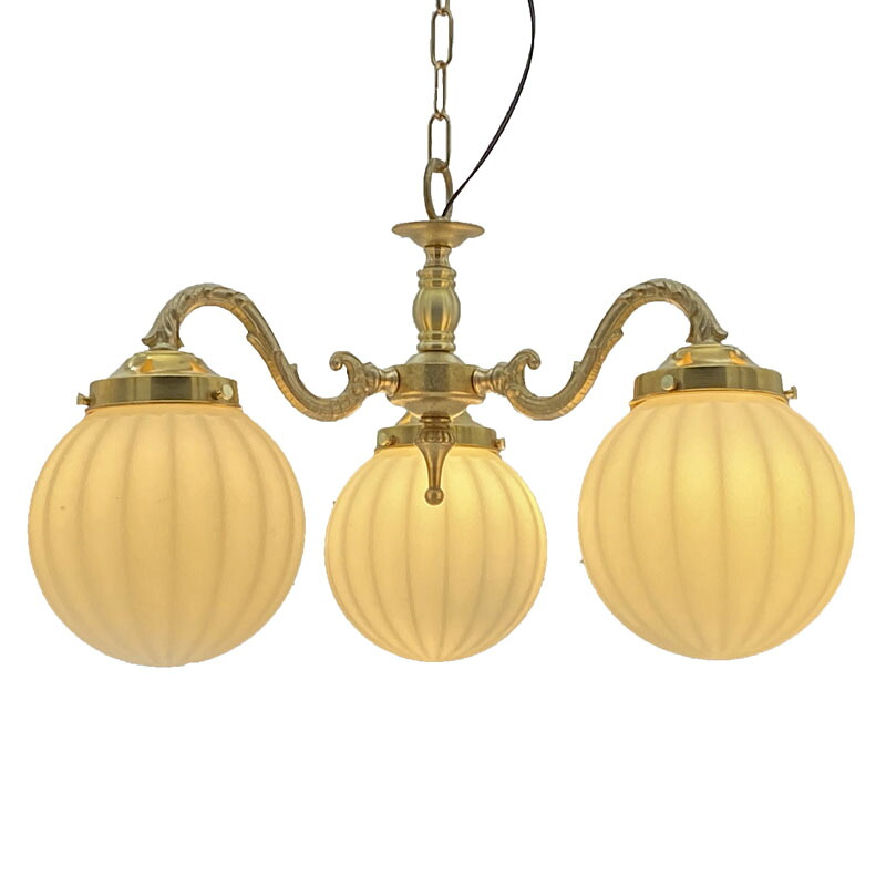 3灯照明灯具セット クラシックスタイルシャンデリア（60Wx3灯）※電球別売