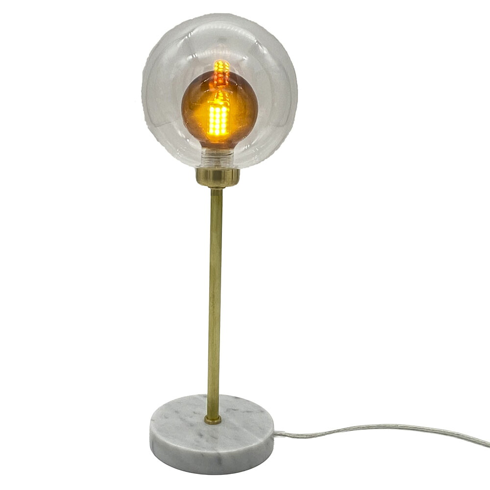 G9 Lamp 1灯テーブルランプ 間接照明 大理石 スタンドライト G9LED電球付き 2色展開 G9TL12G 02