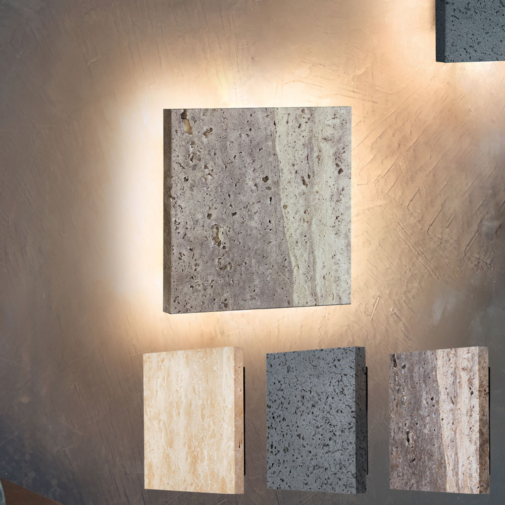 Noir LED-wall light cube ノワールLEDウォールライト キューブ ライトグレー ブラック ベージュ|照明 Lighting Market