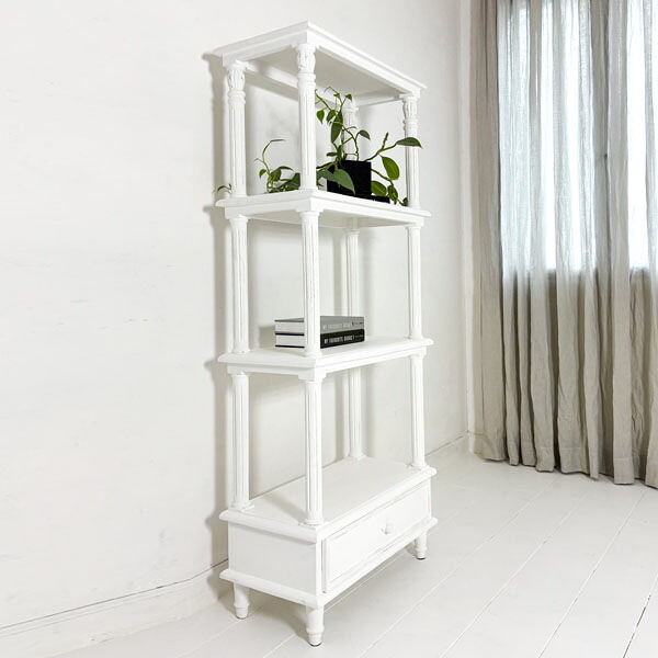 BLANC PEINTURE フレンチ　オープンシェルフ　60ｘ145 PW色