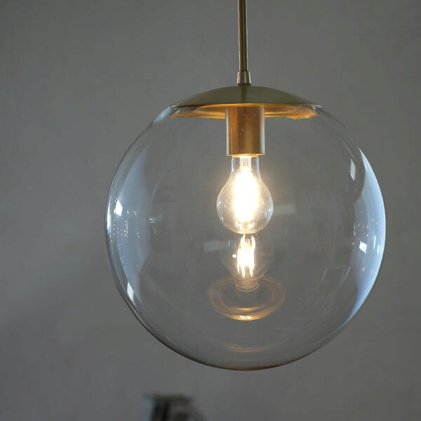 AXCIS アクシス pendant light L clear ペンダントライト L クリア シェード 灯具セット 天井照明 間接照明 リビング E26口径【LED電球専用】【玄関前渡-OS】