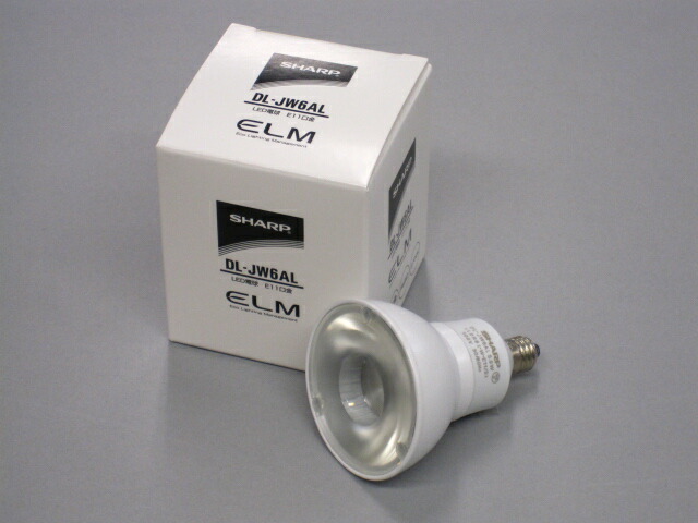 楽天市場】LED電球 DL-JM52L-B (10個単位) SHARP/シャープ JDR50W相当