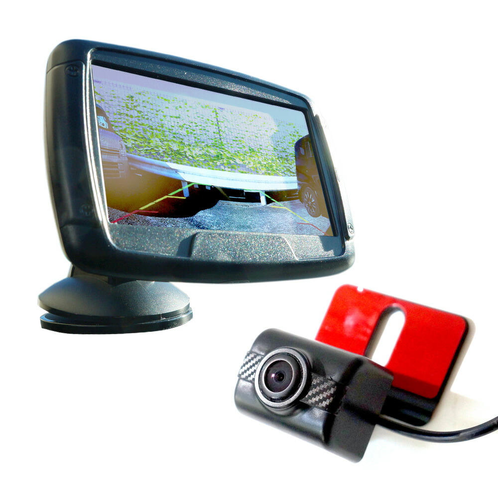 楽天市場】バックカメラ 無線 バックカメラ モニター セット 4.3インチ