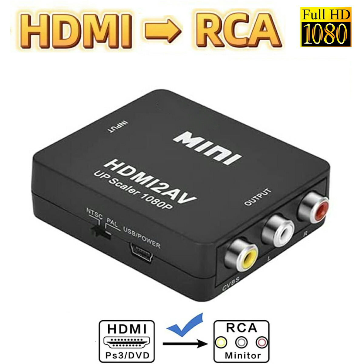 Bibian 比比昂- 基板タイプHDMIコンバーター音声入力＋RGB to