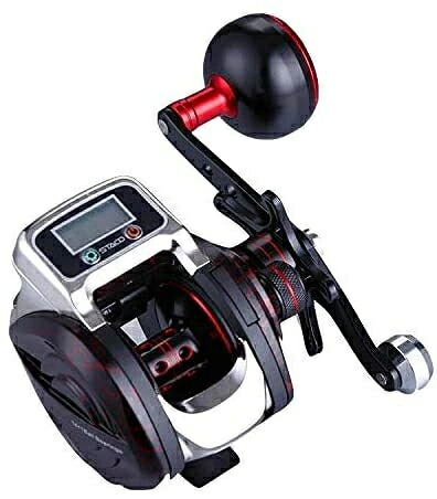 釣りリール 右/左ハンドル 最大ドラグ力5kg 糸巻き6.3:1 アウトドア ラインカウンタリール フィッシング ボールベアリング 戸外 運動 室内 リール 釣り デジタルディスプレイ 自動巻き線機能 防水|lightストア