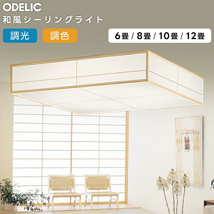 ODELIC オーデリック LED人並み外れた灯付最高限度ともし火～12畳(停電精神測定検査とり備える別売） OL291022BRE