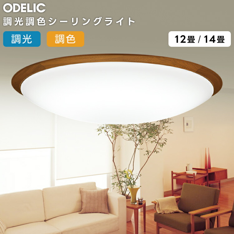 ODELIC オーデリック LED調光調色最高限度ともし火～12畳(遠隔操作別売） OL251621BCR
