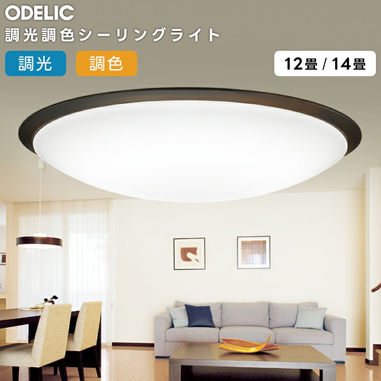 ODELIC オーデリック LED調光調色最高限度ともし火～14畳(遠隔操作別売） OL251260BCR1