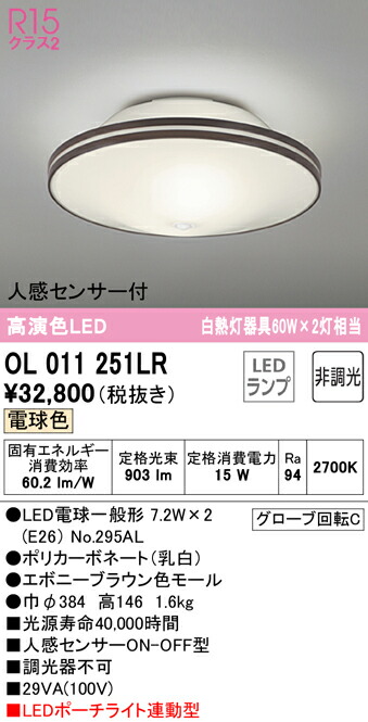 お買い得！】 ODELIC オーデリック LED人感センサ付小型シーリングライト OL011251LR www.dolphinsafari.gi