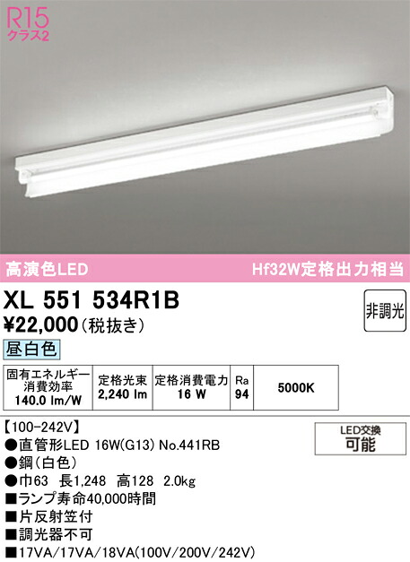 XL551534R1B ODELIC オーデリック 【メーカー直送】 ﾗﾝﾌﾟ別梱包 NO441RB 40S/N/25/G13/R90｜ライトウェル　店
