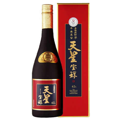 (全品P3倍 10 1限定) 10月先着300円クーポン焼酎 芋焼酎 天星宝醇 赤 42度 720ml鹿児島県 天星酒造 黄金千貫 紅隼人 早垂蒸留 いも焼酎 てんせいほうじゅん 高アルコール 赤芋 紅芋 べにはやと 黒麹 化粧箱 プレゼント ギフト 酒 焼酎 飲み物