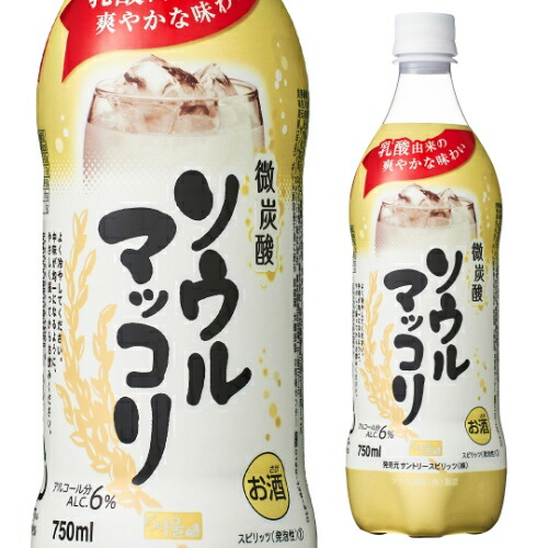 市場 サントリー 750ml ペット 韓国 ソウルマッコリ 6度 韓国酒