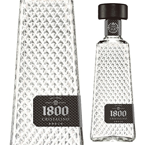 クエルボ 1800 クリスタリーノ 750ml 35度 正規品 テキーラ アネホ アニェホ JOSE CUERVO CRISTALINO TEQUILA ANEJO ブルーアガベ100％ メキシコ スピリッツ BAR ナイト クラブ 長S｜お酒の専門店　リカマン店