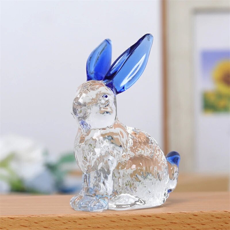 ガラス ウサギ うさぎ オブジェ 置物　リンヴェール RINVERRE Amazon.co.jp: うさぎの置物 ウサギ ラビットHB 兎 N11964