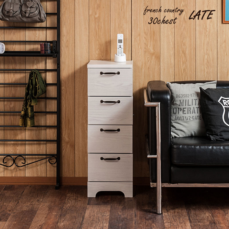 カントリー調　チェスト 楽天市場】カウンター下収納 チェスト 幅30 カントリーテイスト