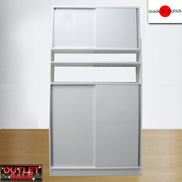 楽天市場】アウトレット 家具 日本製 薄型引き戸収納庫 幅60cm