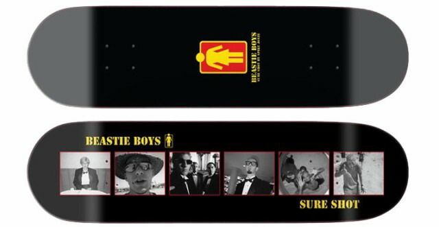 Girl Skateboards Beastie Boys Sure Shot Skateboard Deck 8.25/"