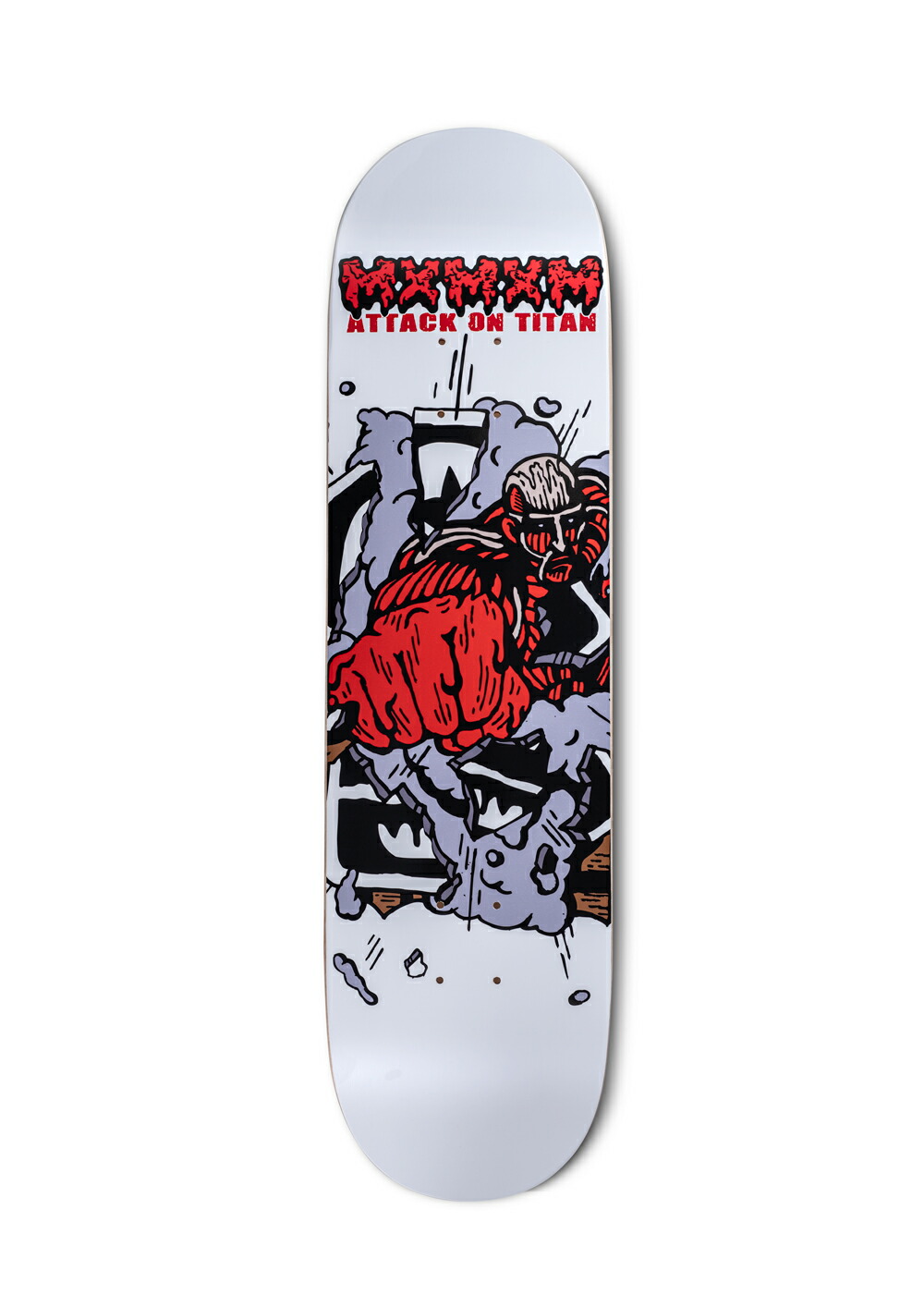 MAGICAL MOSH MISFITS 進撃の巨人 8.25 x 31.5” MAGICAL MOSH TITAN” DECK マジカルモッシュミ スフィッツ スケボー スケボーデッ キ 進撃の巨人 コラボ画像