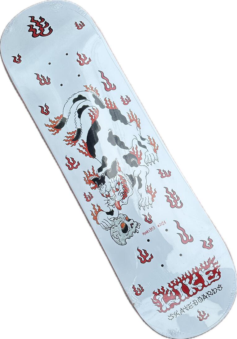 ハロシ HAROSHI スケボー SKATEBOARD DECK RISK×HAROSHI】life at your own RISK×HAROSHI deck 8.25インチ