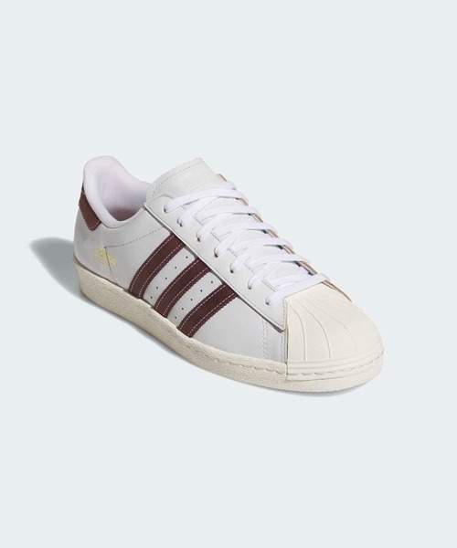 【adidas skateboarding 】 SUPERSTAR 80 ADV スーパースター　アドバンス　JP8529 Crystal White / Shadow Red / Off　日本国内正規品｜like 13,090円