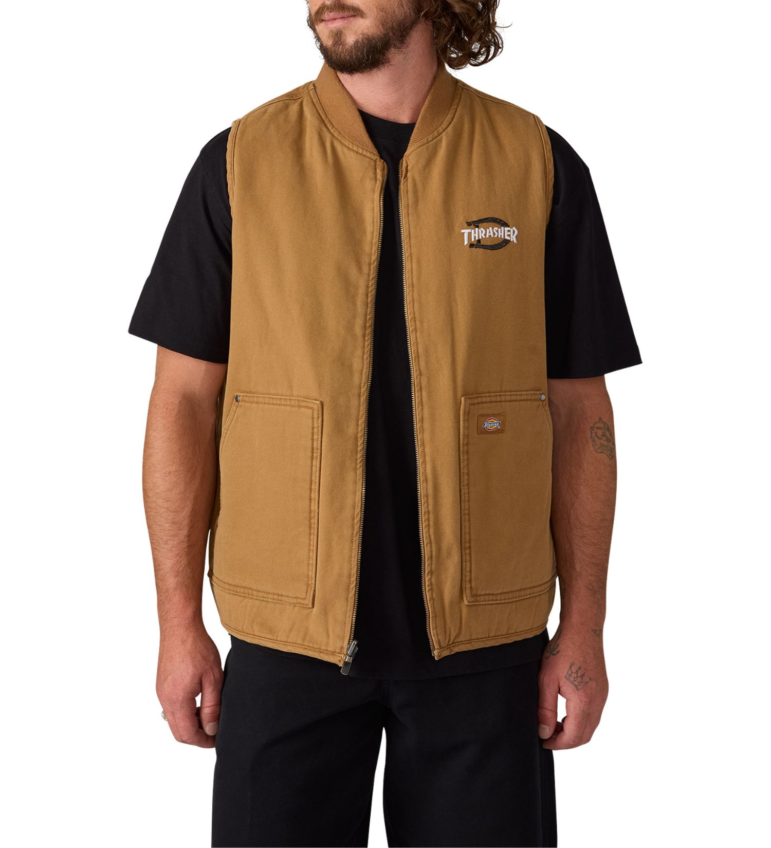 楽天市場】Dickies Skateboarding Vest ディッキーズ×スピットファイア