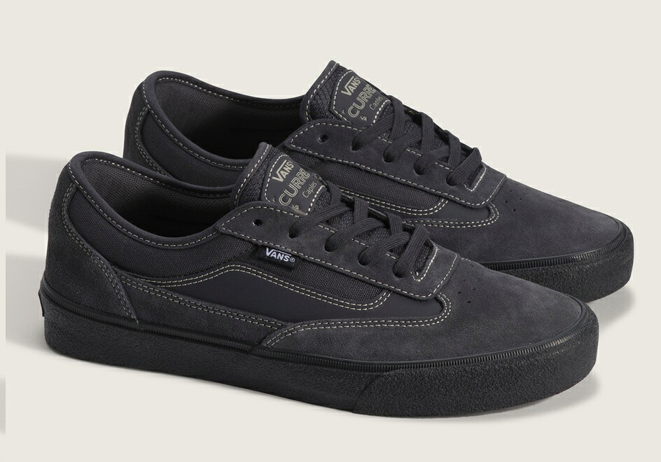 VANS SKATE CURREN CAPLES (カレン・ケープルズ) CHARCOAL/BLACK ヴァンズ シューズ メンズ｜like