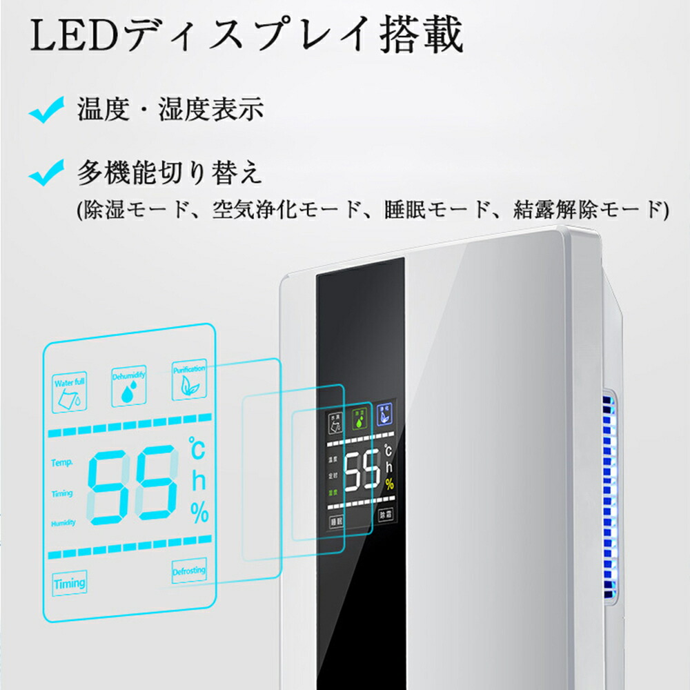 商品追加値下げ在庫復活 省エネ 乾燥器湿気対策 乾燥 部屋干し LEDスクリーン結露 除湿乾燥機 2200ML 除湿機 リモコン 乾燥器 カビ対策 湿気対策  家庭用 送料無料 パワフル除湿 空気清浄 大容量 除湿器 梅雨 衣類 季節・空調家電