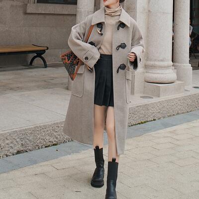 ダッフルコート アウター レディース ジャケット ロングコート きれいめ カジュアル 長袖 羽織 おしゃれ 可愛い エレガント かっこいい フェミニン シンプル ゆったり オーバーサイズ レトロ ブラウン 春 秋 冬 代 30代 40代 50代 Ceconsolidada Cl