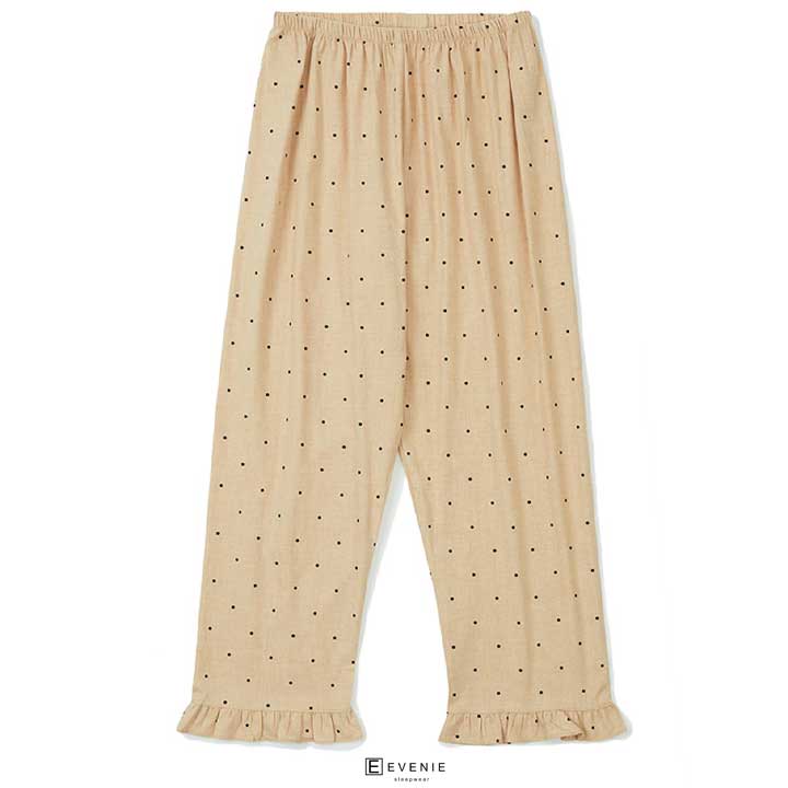 パジャマ レディース メンズ ペアルック 韓国人気ブランド インスタ映え クリスマスプレゼント オルチャンファッション ギフト 冬用 ドット柄 ブランドパジャマ ギフトに最適 コットン100 ブランドルームウェア イブニー 前開き Bts着用ブランド 淡色女子 淡色 クリスマス