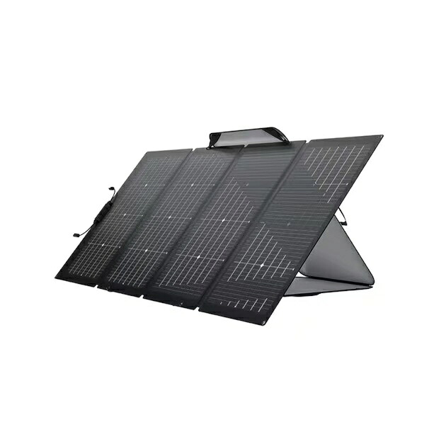 EcoFlow 220W両面受光型ソーラーパネル　アウトドア　災害　防塵・防水