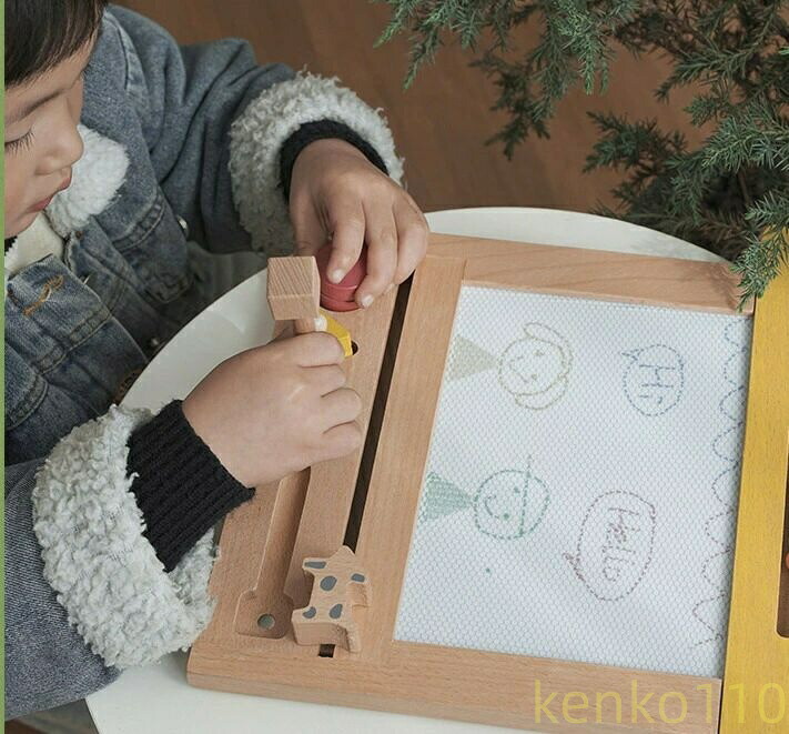 【送料無料】子供 おえかきボード お絵描きボード お絵かき 木製 おもちゃ 知育玩具 木のおもちゃ 誕生日プレゼント 誕生日 1歳 2歳 3歳 4歳 男 女 出産祝い 男の子 女の子 マグネット