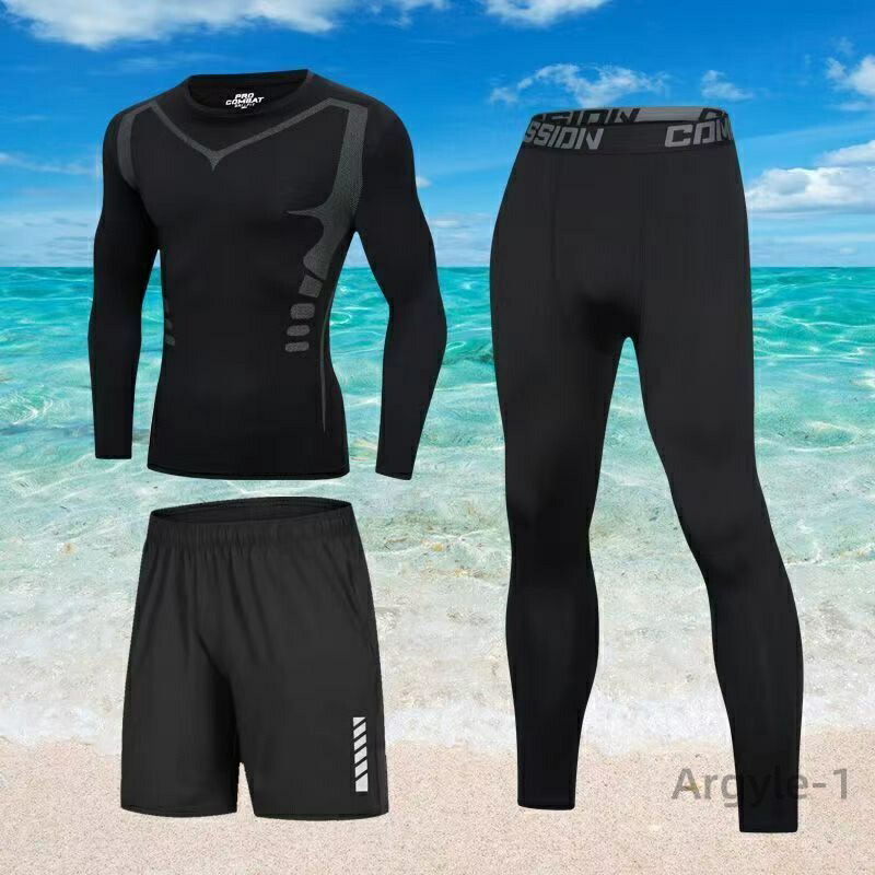【貨物輸送無料】海水着 メンズ 混雑時かばい立て 相応うネス 海水着 3点仕掛ける 長袖 海水着 メンズ 上下仕掛ける 途轍も無い大いさ セパレート セット5-セット6-セット3