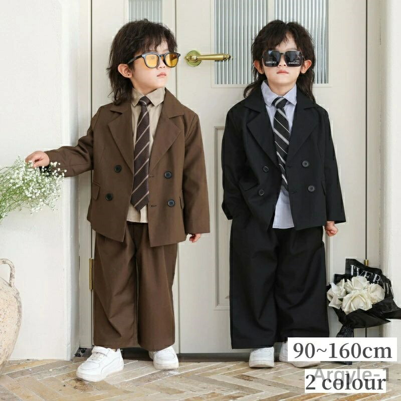 【送料無料】キッズ スーツ 男の子 子供 スーツ おしゃれ ベビーフォーマル 男の子 誕生日 服 1歳 保育園 入学式 結婚式 発表会 入園式